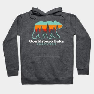 Gouldsboro Lake Pennsylvania Bear Fishing Boating Hoodie